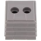 WEIDMULLER - Passacavo fessurato 7 mm 8 mm -40 °C 90 °C TPE Grigio chiaro CABTITE SE 2/7 SML GY.