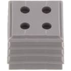 WEIDMULLER - Passacavo fessurato 4/4.5 mm per cavi, resistente da -40 °C a 90 °C, realizzato in TPE, colore grigio chiaro - CABTITE SE 4/4.5 SML GY.