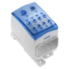 WEIDMULLER - Morsetto ripartitore di potenziale, collegamento a vite, blu, 185 mm², 353 A, 1000 V, 10 collegamenti, 1 piano, TS 35, piastra d' e WPD 113 1X185+1X150/8X35 BL.