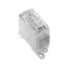 WEIDMULLER - Morsetto ripartitore di potenziale, collegamento a vite, grigio chiaro, 95 mm², 232 A, 1000 V, numero di collegamenti: 5, numero di piani: 1, TS 35, WPD 111 1X95/4X35 GY.