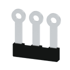 WEIDMULLER - Morsetto nero 41 A, 3 poli, passo 9.00 mm, isolato, larghezza 23.1 mm SQB 3/3.