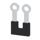 WEIDMULLER - Morsetto nero 41 A, 2 poli, passo 11.00 mm, isolato, larghezza 17 mm SQB 4/2.