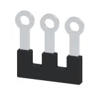 WEIDMULLER - Morsetto nero 41 A, 3 poli, passo 11.00 mm, isolato, larghezza 28 mm SQB 4/3.