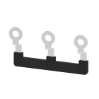 WEIDMULLER - Morsetto nero 41 A con collegamento trasversale, numero di poli: 3, passo 22.00 mm, isolato, larghezza 49.6 mm SQBA 4/3.