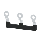 WEIDMULLER - Morsetto nero 41 A con collegamento trasversale, numero di poli: 3, passo 22.00 mm, isolato, larghezza 49.6 mm SQBA 4/3.