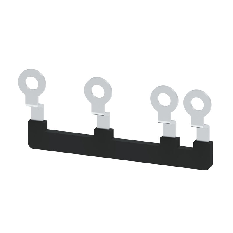 WEIDMULLER - Morsetto nero 41 A, 4 poli, passo 22.00 mm, isolato, larghezza 60.6 mm SQBA 4/4.