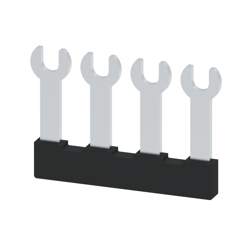 WEIDMULLER - Morsetto nero 41A, 4 poli, passo 9.00mm, isolato, larghezza 32.1mm SRQB 3/4.
