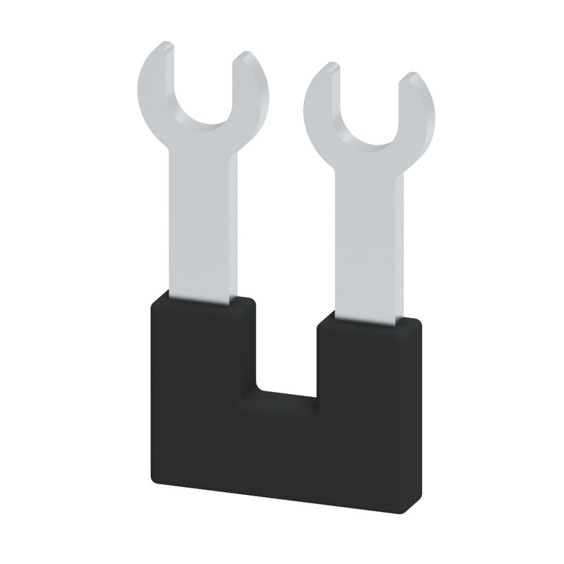 WEIDMULLER - Morsetto nero 41 A, 2 poli, passo 11.00 mm, isolato, larghezza 17 mm SRQB 4/2.