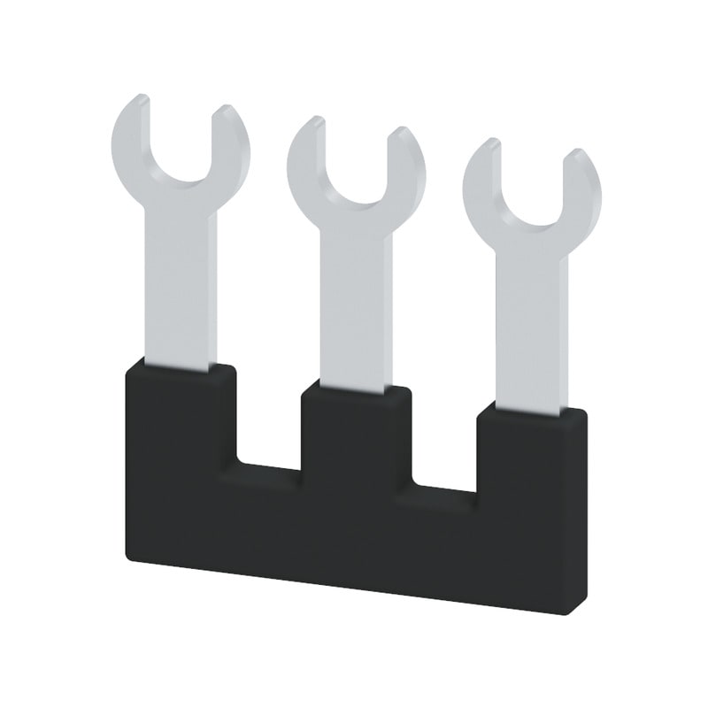 WEIDMULLER - Morsetto nero 41A, 3 poli, passo 11.00mm, isolato, larghezza 28mm SRQB 4/3.