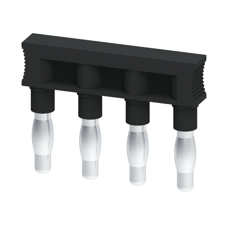 WEIDMULLER - Morsetto nero 41 A, 4 poli, passo 11.00 mm, isolato, larghezza 40.4 mm SQS 4/4.