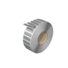 WEIDMULLER - Siglatura dispositivi, Larghezza: 27 mm, poliestere, argento, Campo delle temperature di impiego: -30...80 °C - SM-FO 27/8 mm si.