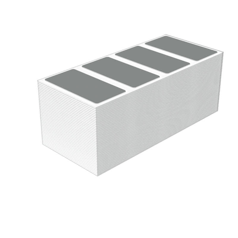 WEIDMULLER - Siglatura dispositivi, Larghezza 60 mm, poliestere argento, Campo temperature impiego -30...80 °C - CC-FO 30/60 mm argento, poliestere, temperatura -30...80 °C.