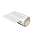 WEIDMULLER - Sistema di codifica cavi per diametri da 4 a 8 mm, pellicola di vinile bianco, resistente a temperature da -40 a 80 °C. THM WO VIN 25.4/38.1 SP WS.