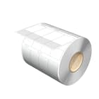 WEIDMULLER - Sistema di codifica cavi, 6 - 12 mm, 57.2 mm, pellicola di vinile, bianco, Campo delle temperature di impiego: -40...80 °C THM WO VIN 25.4/57.2 WS.