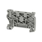 WEIDMULLER - Terminale di fissaggio TS 35 in Wemid Grigio chiaro V-0, larghezza 6 mm AEB 35 SCL/1 V0 GY.