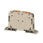 WEIDMULLER - Morsettiera passante PUSH IN Beige scuro 50 mm² 150 A 1000 V Numero di collegamenti: 2 Numero di piani: 1 Piastra di montaggio V-0 Wemid 13 A2C 50/70-DM.