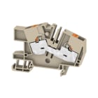 WEIDMULLER - Morsetto da installazione multi piano PUSH IN Beige scuro 6 mm² 41 A 800 V Numero di collegamenti: 2 Numero di piani: 1 TS 35 V-0 Wemid AITB 6 BB 2C.