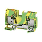 WEIDMULLER - Morsetto PE PUSH IN Verde/giallo 10 mm² Numero di piani: 1 TS 35 V-0 Wemid A2C 10 PE DL.