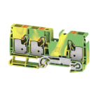 WEIDMULLER - Morsetto PE PUSH IN Verde/giallo 10 mm² Numero di piani: 1 TS 35 Wemid A3C 10 PE DL.