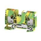 WEIDMULLER - Morsetto PE PUSH IN Verde/giallo 16 mm² Numero di piani: 1 TS 35 Wemid A2C 16 PE DL.