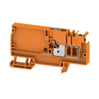 WEIDMULLER - Morsetto ripartitore di potenziale PUSH IN blu 6 mm² 41 A 500 V Numero di collegamenti: 1 Numero di piani: 1 TS 35 V-0 Wemid AAP11 6 LO DL BL/OR
