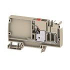 WEIDMULLER - Morsetto ripartitore di potenziale PUSH IN Beige scuro 10 mm² 57 A 800 V Numero di collegamenti: 1 Numero di piani: 1 TS 35 V-0 Wemid AAP12 10 LO DL RD.