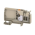 WEIDMULLER - Morsetto ripartitore di potenziale PUSH IN Beige scuro 10 mm² 57 A 800 V Numero di collegamenti: 1 Numero di piani: 1 TS 35 V-0 Wemid AAP12 10 LO DL OR.