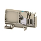 WEIDMULLER - Morsetto ripartitore di potenziale PUSH IN Beige scuro 10 mm² 57 A 800 V Numero di collegamenti: 1 Numero di piani: 1 TS 35 V-0 Wemid AAP12 10 LO DL BL.