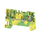 WEIDMULLER - Morsetto innestabile Verde/giallo 1.5mm² Numero di collegamenti: 2 Numero di piani: 1 V-0 Wemid APGTB 1.5 PE 2C/1 DL