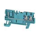 WEIDMULLER - Morsetto innestabile blu 1.5 mm² 3 collegamenti 1 piano V-0 Wemid APGTB 1.5 FT 3C/1 DL BL.