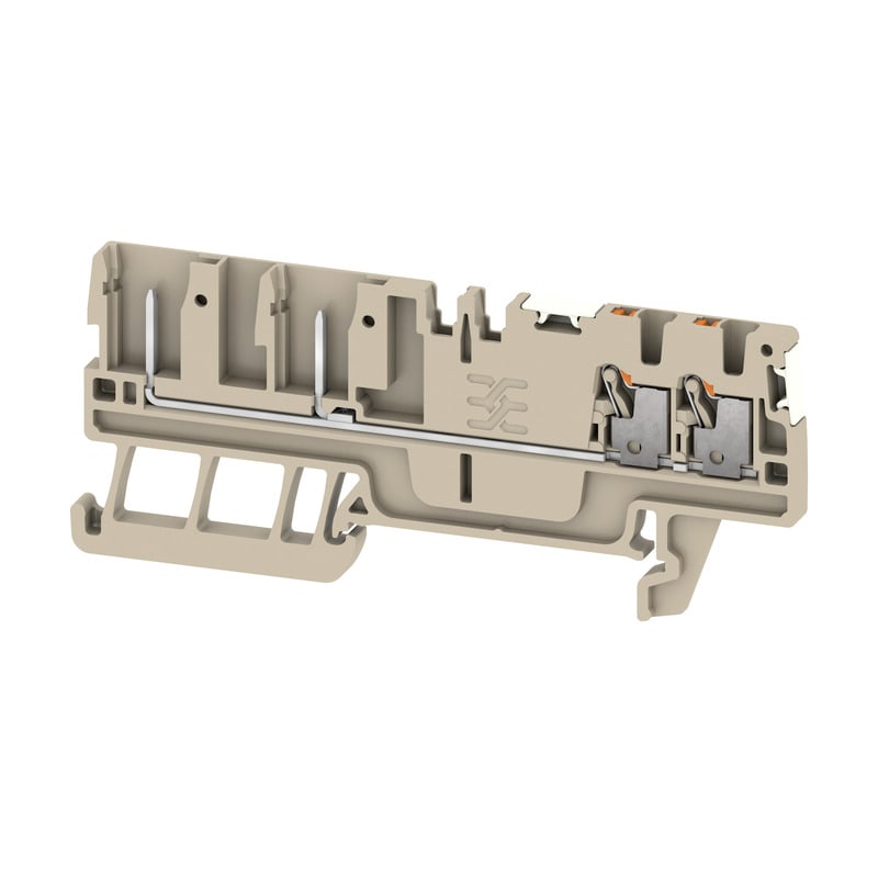 WEIDMULLER - Morsetto innestabile Beige scuro 1.5 mm² Numero di collegamenti: 4 Numero di piani: 1 V-0 Wemid APGTB 1.5 FT 4C/2 DL
