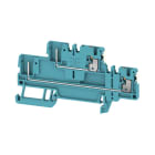 WEIDMULLER - Morsetto innestabile blu 1.5mm² 4 collegamenti 2 piani V-0 Wemid APGTB 1.5 2T 4C/2 DL BL.