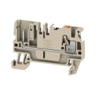 WEIDMULLER - Morsetto innestabile Beige scuro 2.5mm² Numero di collegamenti: 2 Numero di piani: 1 V-0 Wemid APGTB 2.5 FT 2C/1 DL