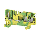WEIDMULLER - Morsetto innestabile Verde/giallo 2.5mm² Numero di collegamenti: 3 Numero di piani: 1 V-0 Wemid APGTB 2.5 PE 3C/1 DL.