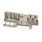 WEIDMULLER - Morsetto innestabile Beige scuro 2.5mm² 4 collegamenti 1 piano V-0 Wemid APGTB 2.5 FT 4C/2 DL.