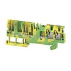 WEIDMULLER - Morsetto innestabile Verde/giallo 2.5 mm² Numero di collegamenti: 4 Numero di piani: 1 V-0 Wemid APGTB 2.5 PE 4C/2 DL.