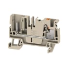 WEIDMULLER - Morsetto Beige scuro 4,4 mm², 2 collegamenti, 1 piano, V-0, Wemid APGTB 4 FT 2C/1 DL.