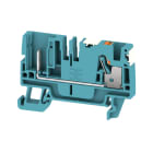 WEIDMULLER - Morsetto blu innestabile 4,4 mm², 2 collegamenti, 1 piano, V-0, Wemid APGTB 4 FT 2C/1 DL BL.