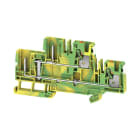 WEIDMULLER - Morsetto innestabile Verde/giallo 4 4 mm² Numero di collegamenti: 4 Numero di piani: 2 V-0 Wemid APGTB 4 2T PE 4C/2 DL.