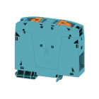 WEIDMULLER - Morsettiera passante PUSH IN blu 95 mm² 232 A 1000 V Numero di piani 1 TS 35 V-0 Wemid 130 °C A2C 95/120 BL.