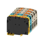 WEIDMULLER - Morsettiera passante PUSH IN Beige scuro 95 mm² 232 A 1000 V Numero di piani 1 TS 35 V-0 Wemid 130 °C A2C 95/120 3FT-N-FE.