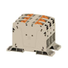 WEIDMULLER - Morsettiera passante PUSH IN Beige scuro 95 mm² 232 A 1000 V Numero di piani: 1 TS 35 Piastra di montaggio V-0 Wemid 130 °C A2C 95/120 3FT-DM