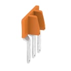 WEIDMULLER - Collegamento trasversale (Morsetto) arancione, 192 A, Numero di poli: 3, Passo in mm: 25.00, Isolato: Sì ZQV 95/120N/3.