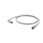 WEIDMULLER - Cavo patch Ethernet RJ45 IP20 angolato 90° sinistra, 8 poli, lunghezza 1m IE-C6FP8LD0010M40L40-D.