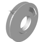 WEIDMULLER - Siglatura dispositivi, Larghezza: 15 mm, Caratteri stampati: senza, poliestere, argento, Campo delle temperature di impiego: -40...150 °C ESG-LP 6/15 MM SI