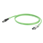 WEIDMULLER - Cavo PROFINET M12 IP67 maschio diritto RJ45 IP20, 8 poli, Lunghezza 3m IE-C6HD8UG0030A40XCS-E.