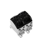 WEIDMULLER - Morsetto ripartitore di potenziale, Collegamento a vite, nero, 164 A, 1000 V, Numero di piani: 1, Piastra di montaggio, TS 35, V-0, Wemid WPD 204 2X25/4X16+6X10 2XBK