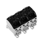 WEIDMULLER - Morsetto ripartitore di potenziale nero, 164 A, 1000 V, Numero di piani: 1, Piastra di montaggio TS 35, V-0, Wemid WPD 304 3X25/6X16+9X10 3XBK.