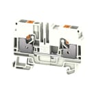 WEIDMULLER - Morsetto PE PUSH IN bianco 6 mm² 800 V Numero di collegamenti: 2 Numero di piani: 1 TS 35 V-0 Wemid A2C 6 FE WT.