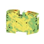 WEIDMULLER - Morsetto PE PUSH IN Verde/giallo 35 mm² 1000 V Numero di collegamenti: 2 Numero di piani: 1 TS 35 V-0 Wemid A2C 35 PE DL.